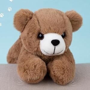 Mirada Floppy Brown Bear Soft Toy – 21cm | Adorable Plush Stuffed Animal for Kids, Boys & Girls | Super Soft & Huggable Teddy Bear Room Décor Toy